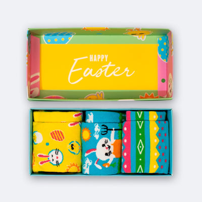 3er-Pack Ostersocken Geschenkbox