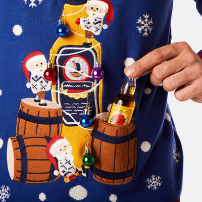 Aquavit Weihnachtspullover Herren