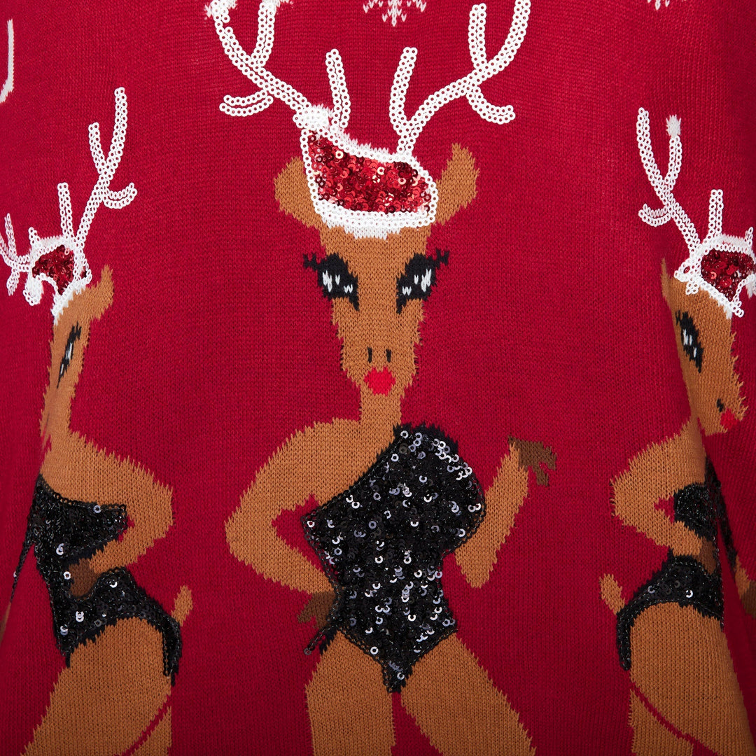 All The Jingle Ladies Weihnachtspullover Damen