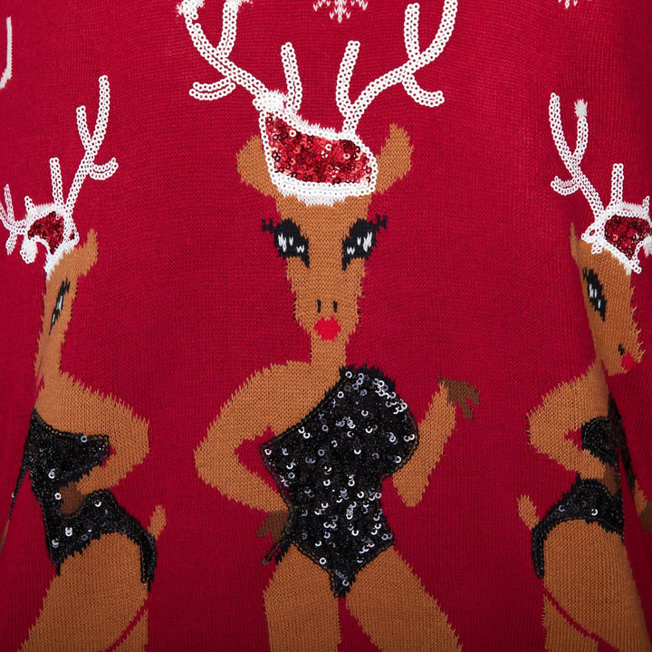 All The Jingle Ladies Weihnachtspullover Damen