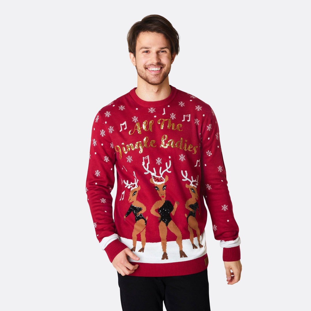 All The Jingle Ladies Weihnachtspullover Herren