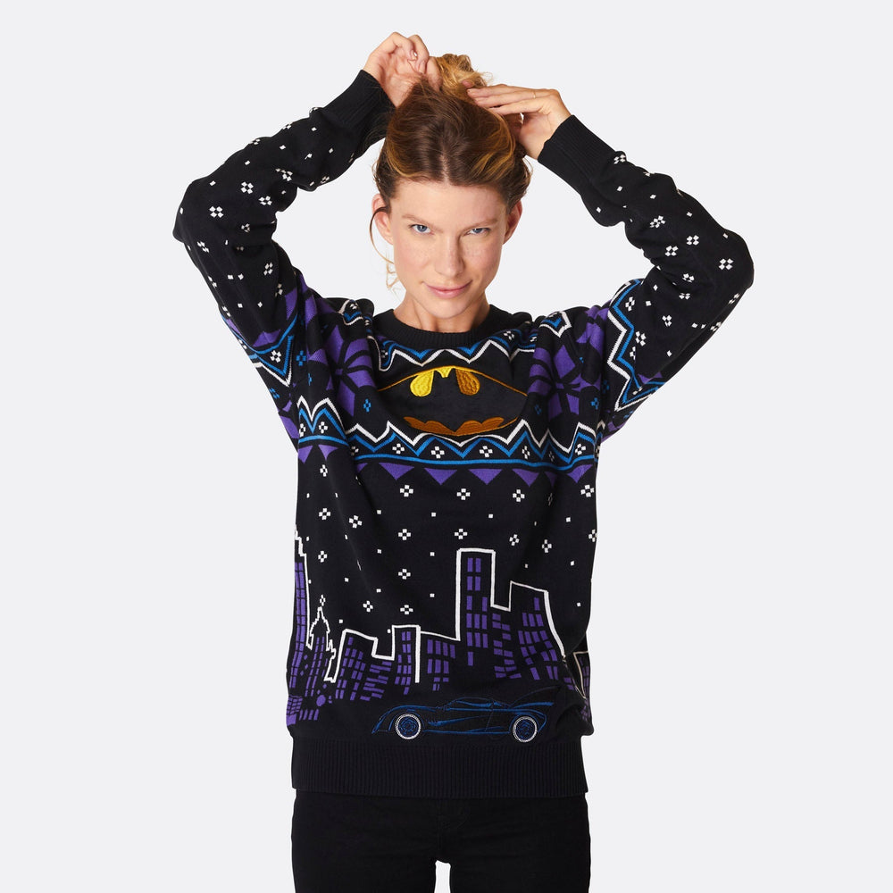 Batman Weihnachtspullover Damen