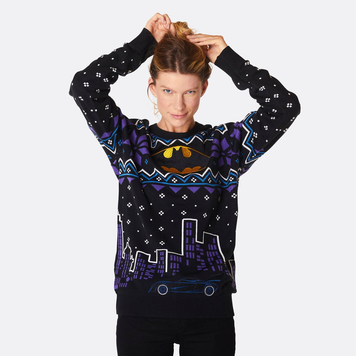 Batman Weihnachtspullover Damen