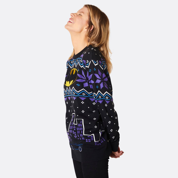 Batman Weihnachtspullover Damen