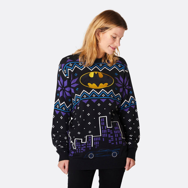 Batman Weihnachtspullover Damen
