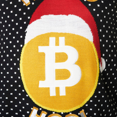Bitcoin Weihnachtspullover Damen