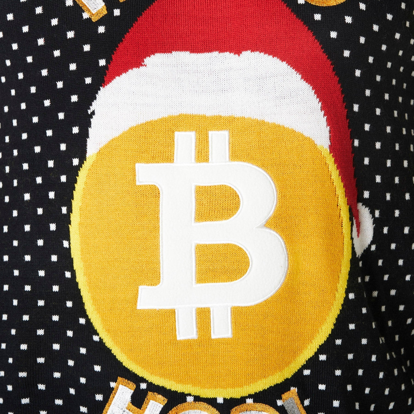 Bitcoin Weihnachtspullover Herren