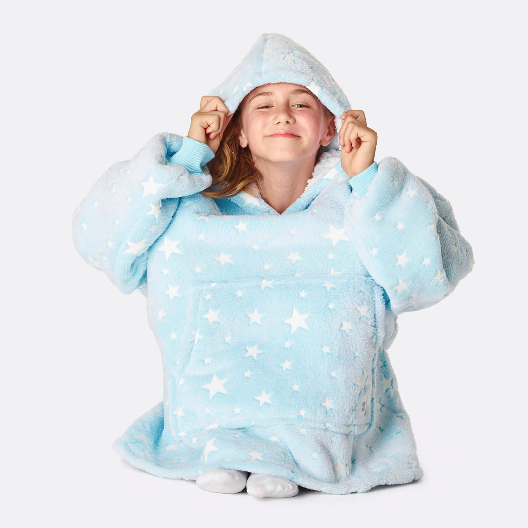 Blaue Sterne HappyHoodie Kinder