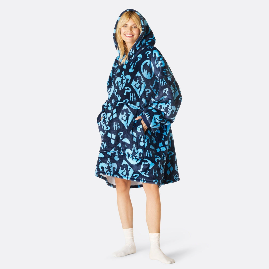 Blauer Batman HappyHoodie