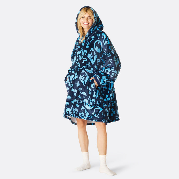 Blauer Batman HappyHoodie
