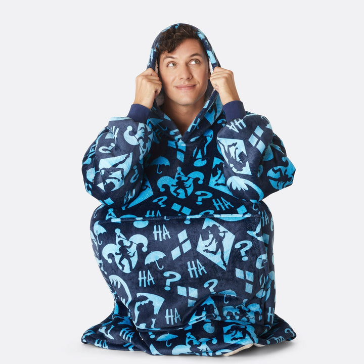 Blauer Batman HappyHoodie
