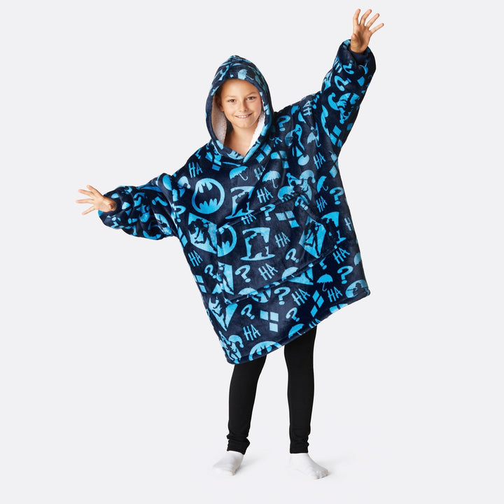 Blauer Batman HappyHoodie Kinder