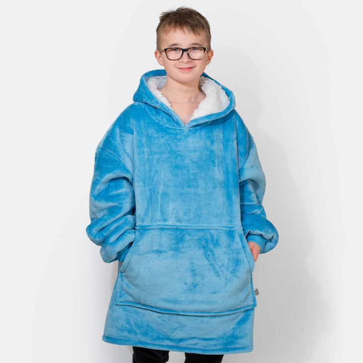 Blauer HappyHoodie Kinder