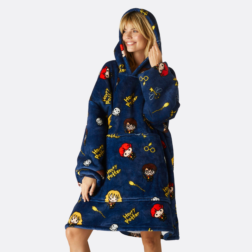 Blauer Harry Potter HappyHoodie