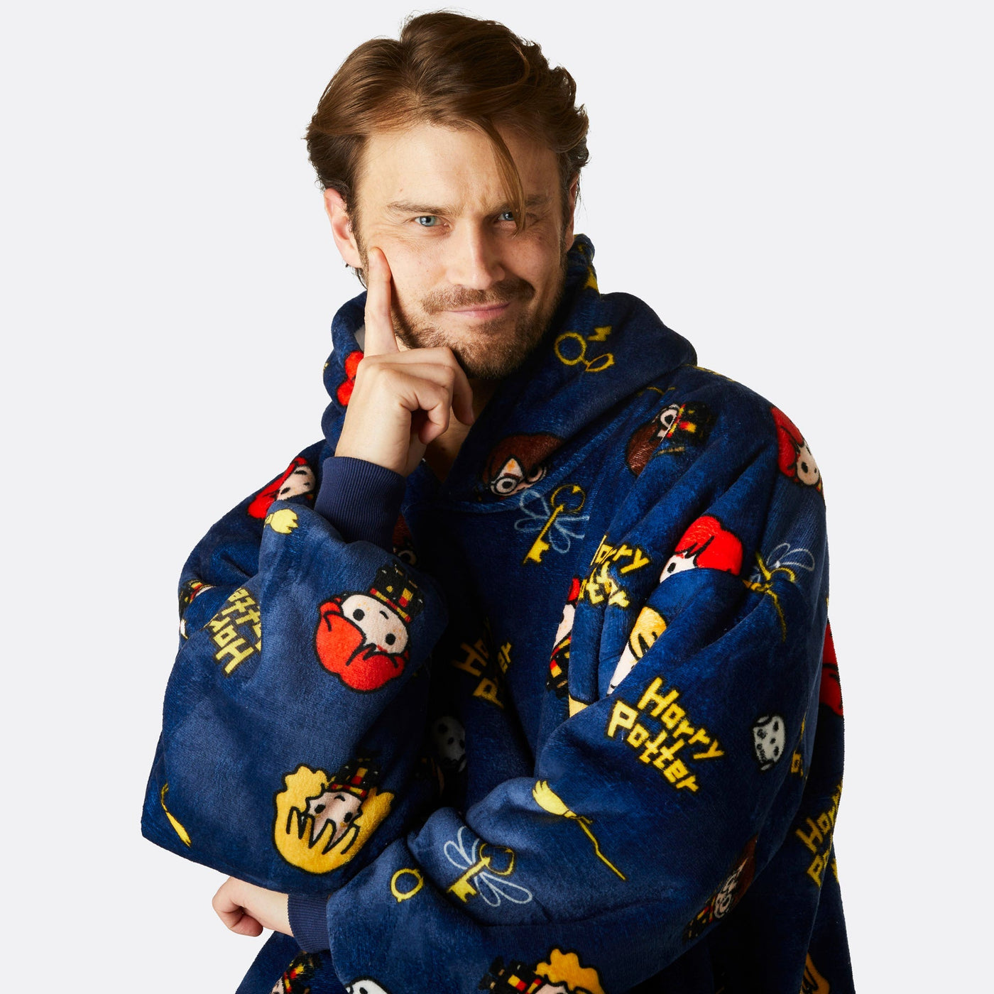 Blauer Harry Potter HappyHoodie