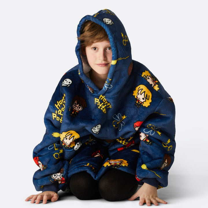 Blauer Harry Potter HappyHoodie Kinder