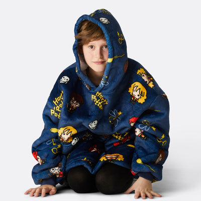 Blauer Harry Potter HappyHoodie Kinder