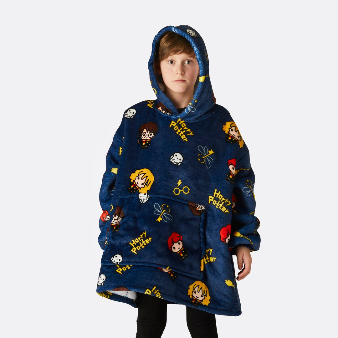 Blauer Harry Potter HappyHoodie Kinder