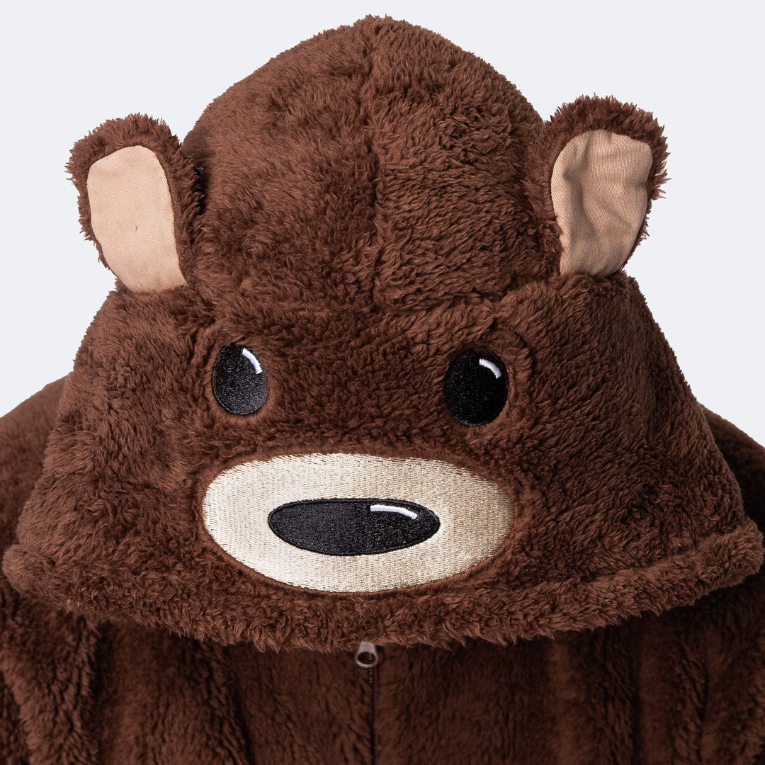 Brauner Teddybär Onesie Kinder