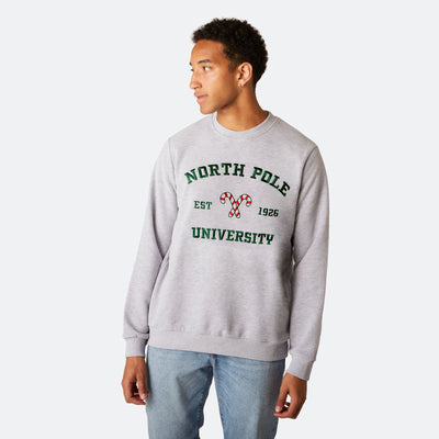 North Pole University Weihnachts-Sweatshirt Herren