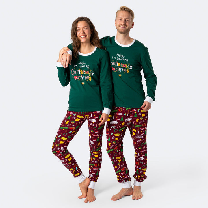 Christmas Movies Weihnachtspyjama Damen