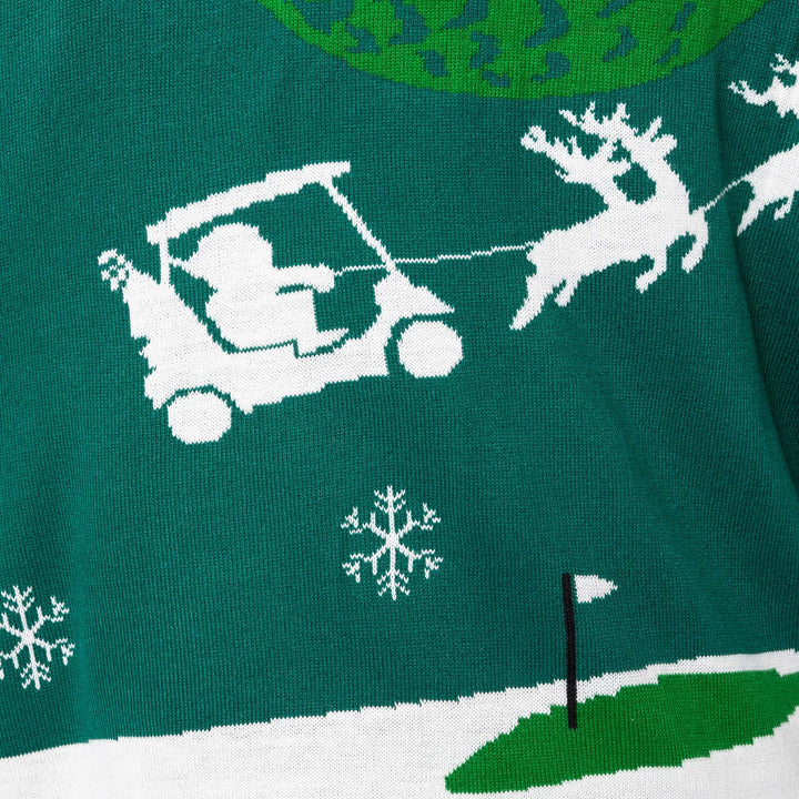 Der Golfer Weihnachtspullover Herren