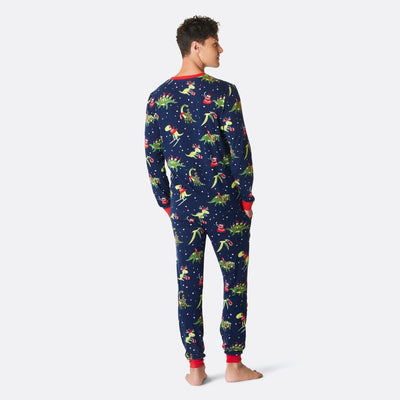 Dinosaurier Weihnachtspyjama Herren