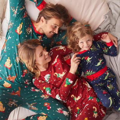 Dinosaurier Weihnachtspyjama Herren