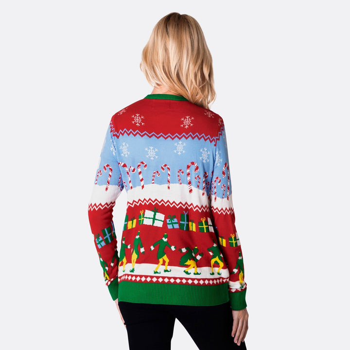 Elf Weihnachtspullover Damen