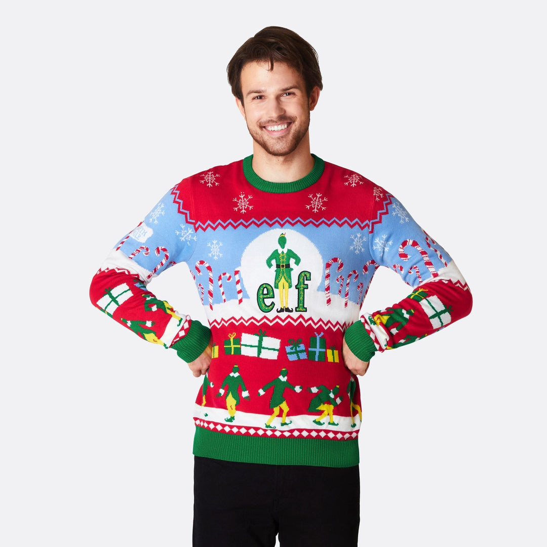 Elf Weihnachtspullover Herren
