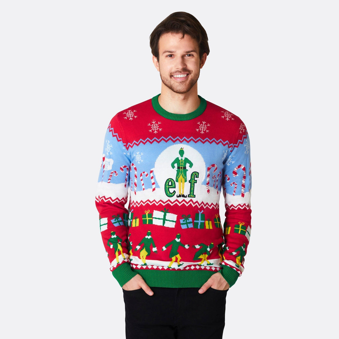 Elf Weihnachtspullover Herren