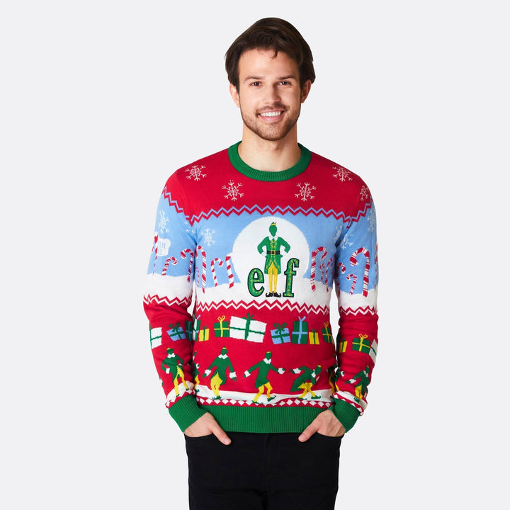 Elf Weihnachtspullover Herren