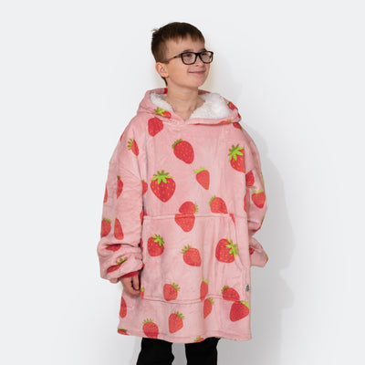 Erdbeeren HappyHoodie Kinder