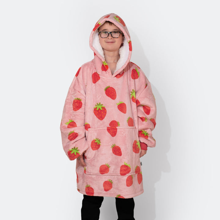 Erdbeeren HappyHoodie Kinder