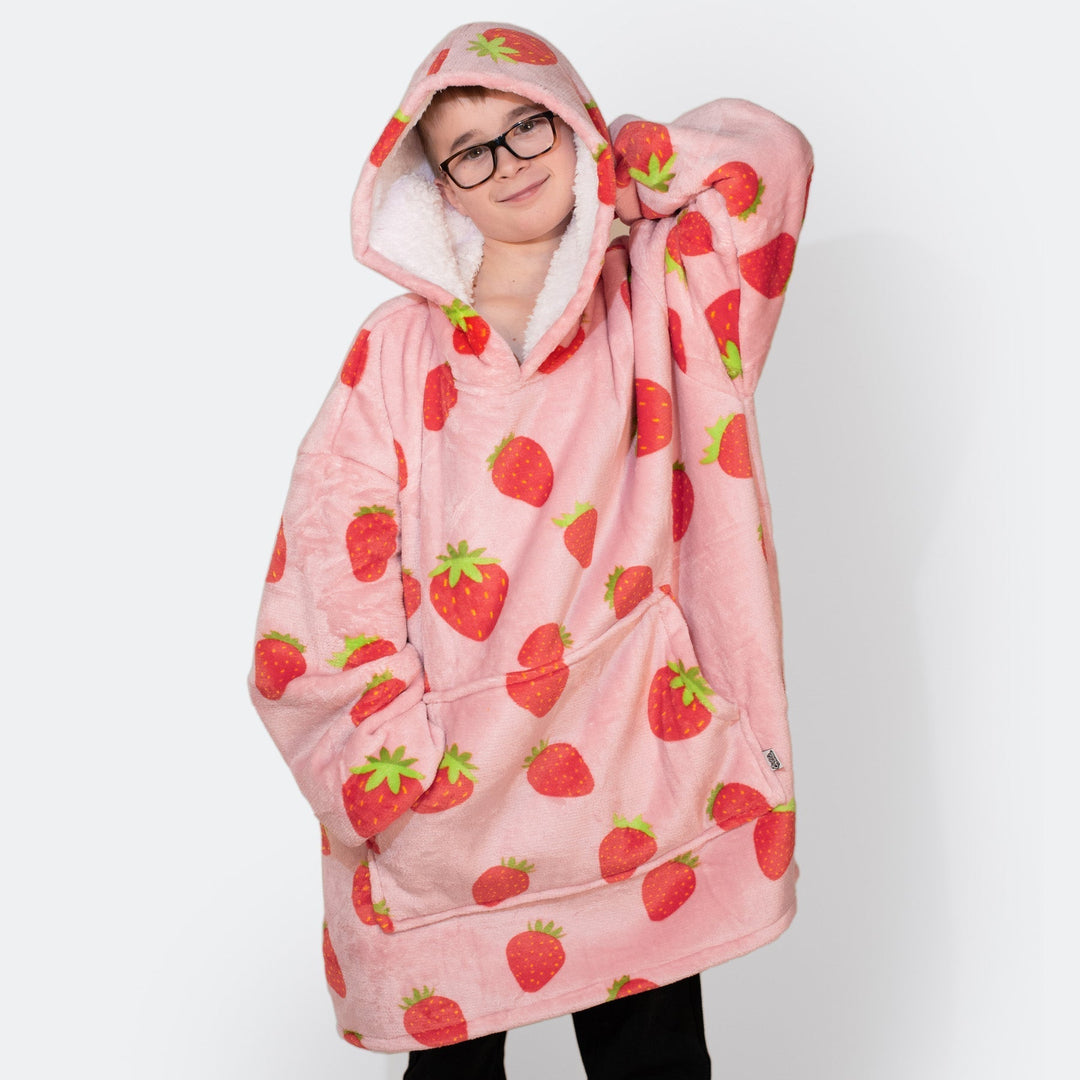 Erdbeeren HappyHoodie Kinder