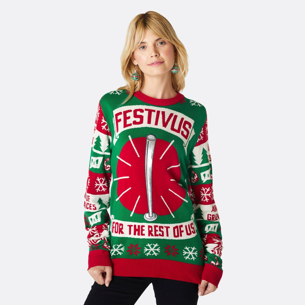 Festivus Weihnachtspullover Damen