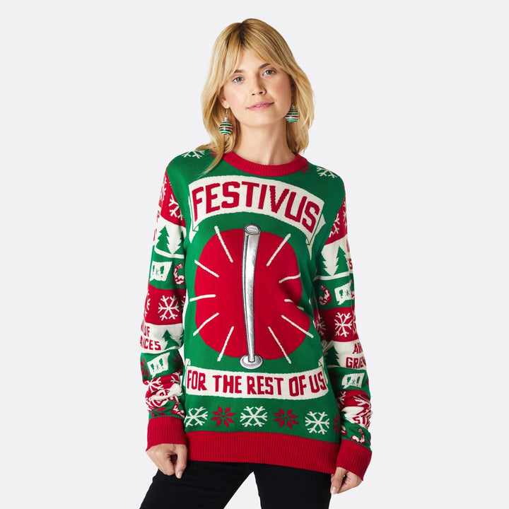 Festivus Weihnachtspullover Damen