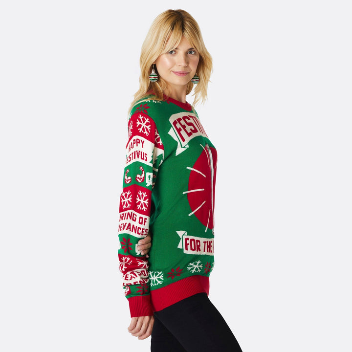 Festivus Weihnachtspullover Damen