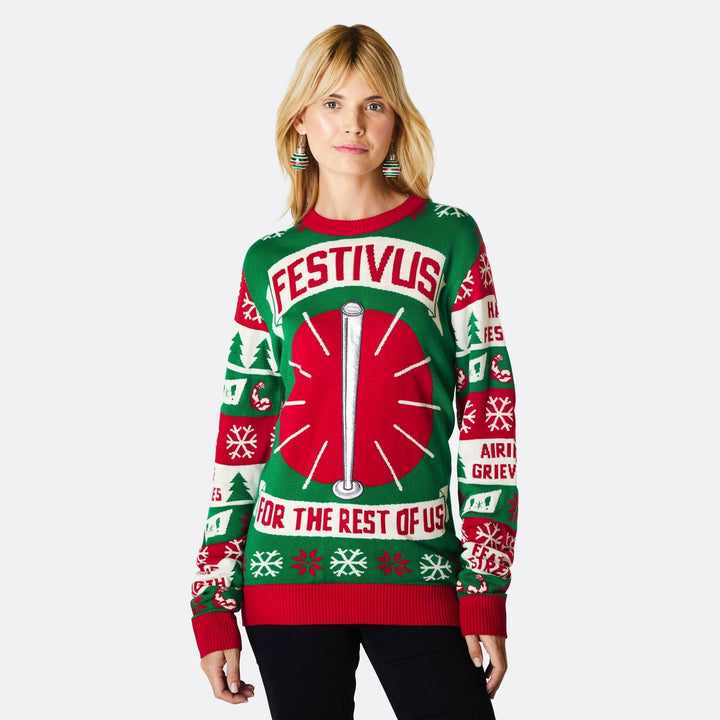 Festivus Weihnachtspullover Damen