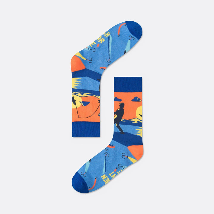 Fish Fear Me Socken