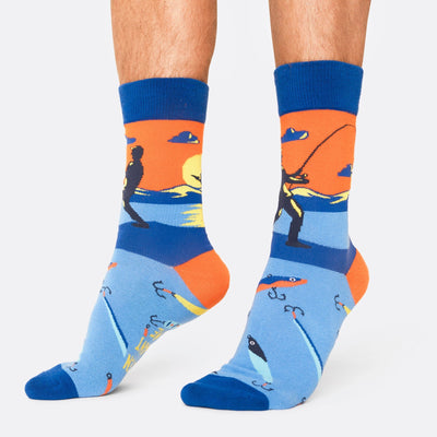 Fish Fear Me Socken