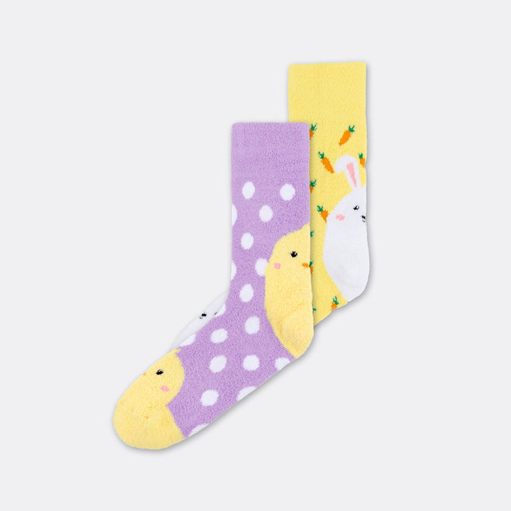 Flauschige Ostersocken (2er-Pack)
