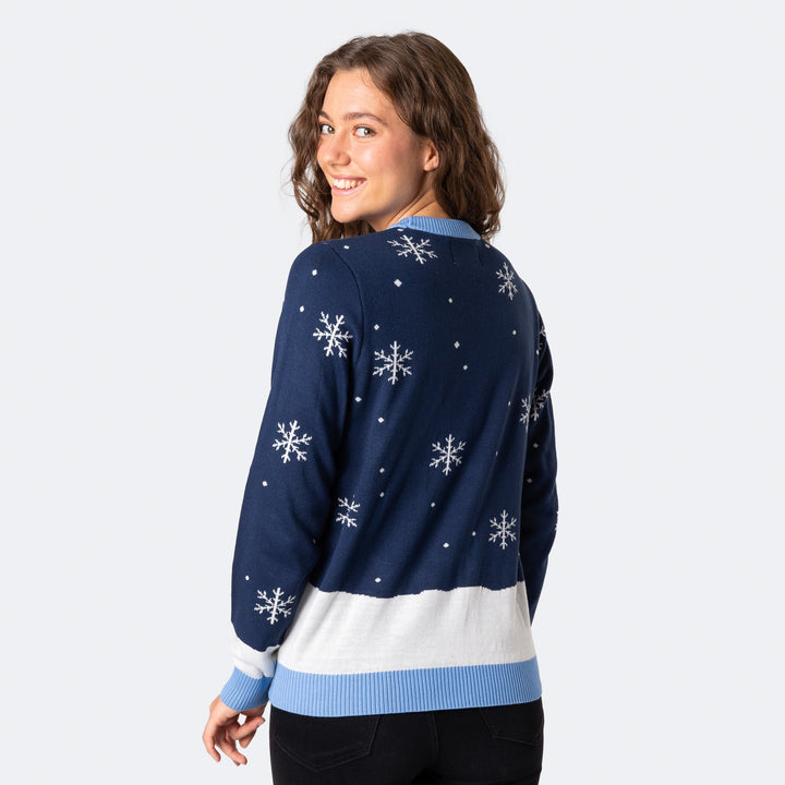 Freeze Weihnachtspullover Damen