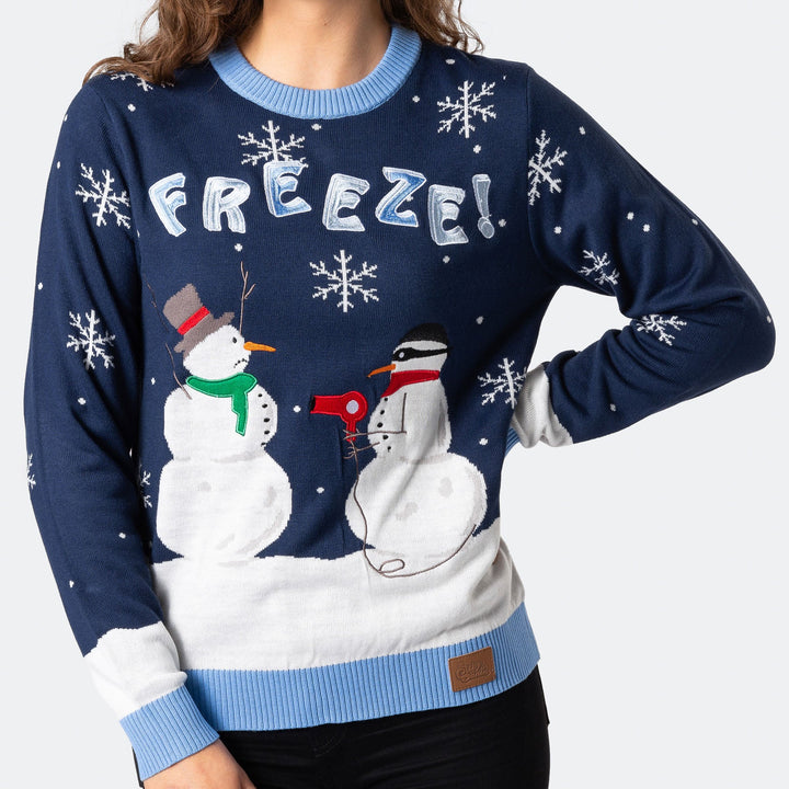 Freeze Weihnachtspullover Damen