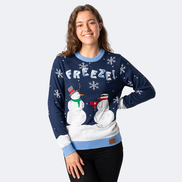 Freeze Weihnachtspullover Damen