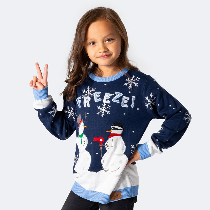 Freeze Weihnachtspullover Kinder