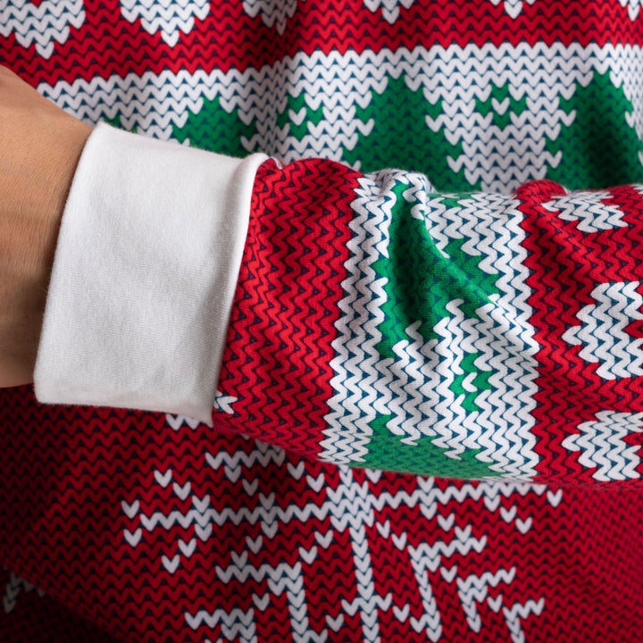 Gestrickter Weihnachtspyjama Herren