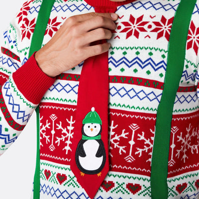 Großvatter Weihnachtspullover Herren