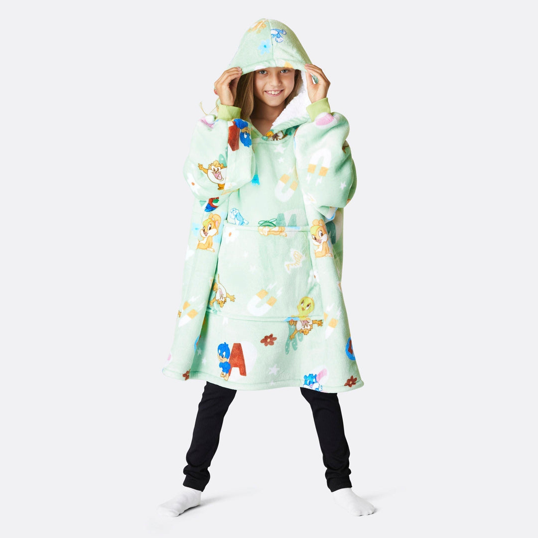 Grüner Looney Tunes HappyHoodie Kinder