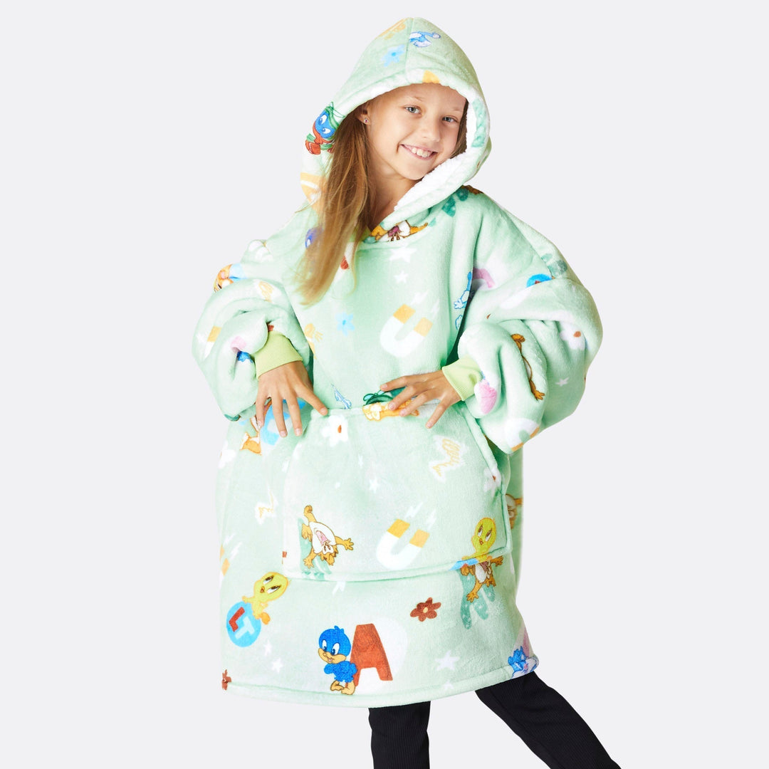 Grüner Looney Tunes HappyHoodie Kinder